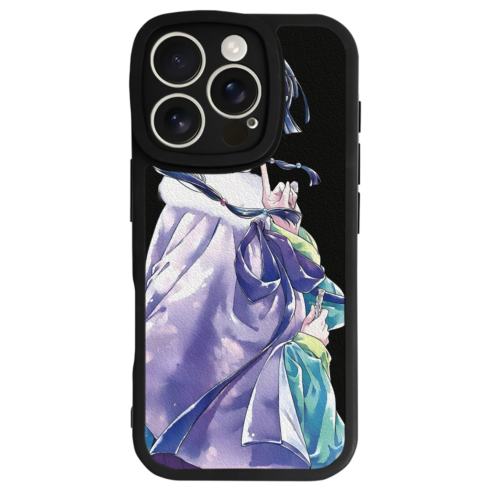 （画像用） 薬屋のひとりごと The Apothecary Diaries 【iPhone 16シリーズ対応】シリコンスマホケース（レザー調） 材質：シリコン